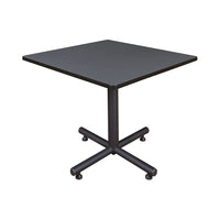 Mesa de Formaica PVC Negro Pedestal Palermo Marca Denkerworks